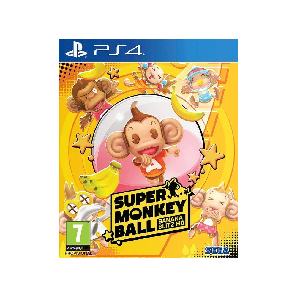 SUPER MONKEY BALL BANANA BLITZ HD PS4 UK NEW