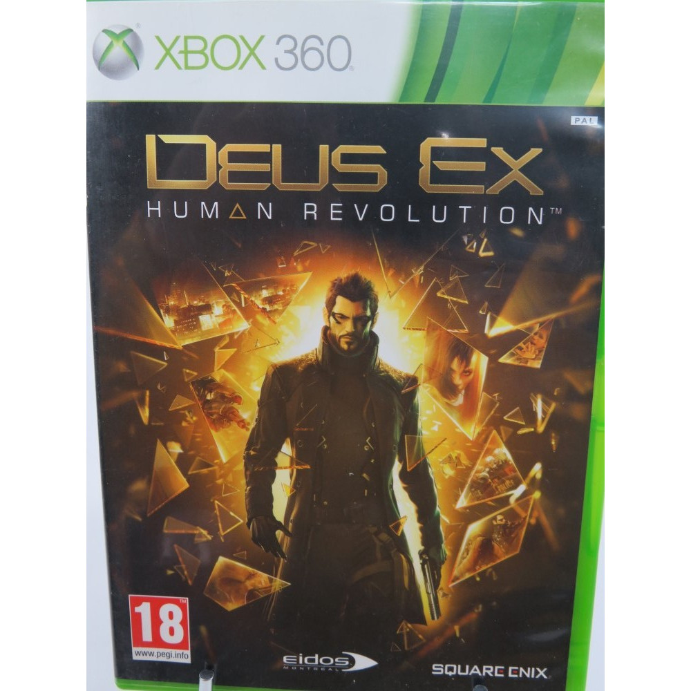 DEUS EX HUMAN REVOLUTION XBOX 360 PAL-FR OCCASION