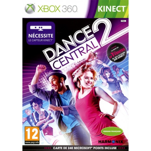 DANCE CENTRAL 2 KINECT XBOX 360 PAL-FR OCCASION