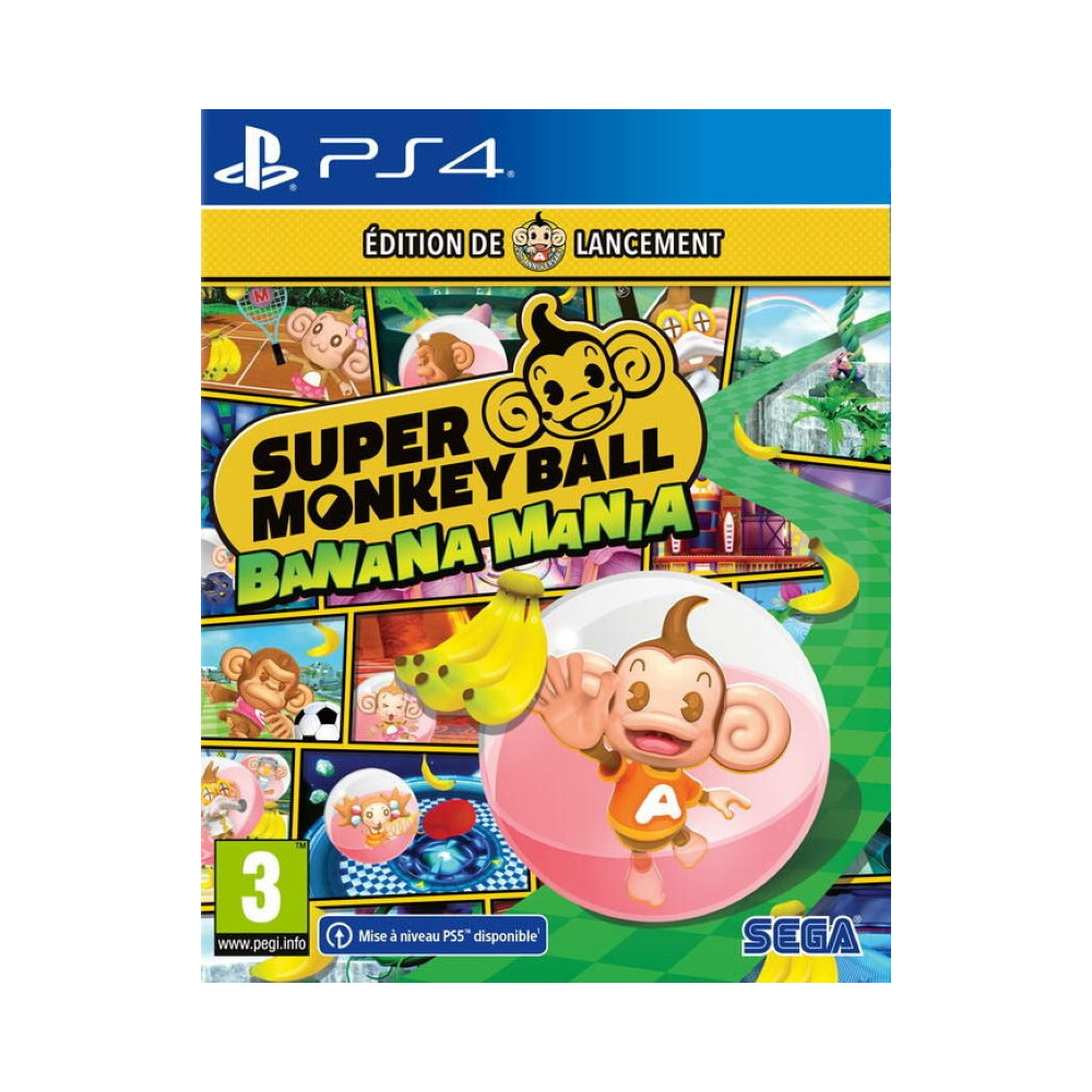 SUPER MONKEY BALL BANANA MANIA LAUNCH EDITION PS4 FR NEW