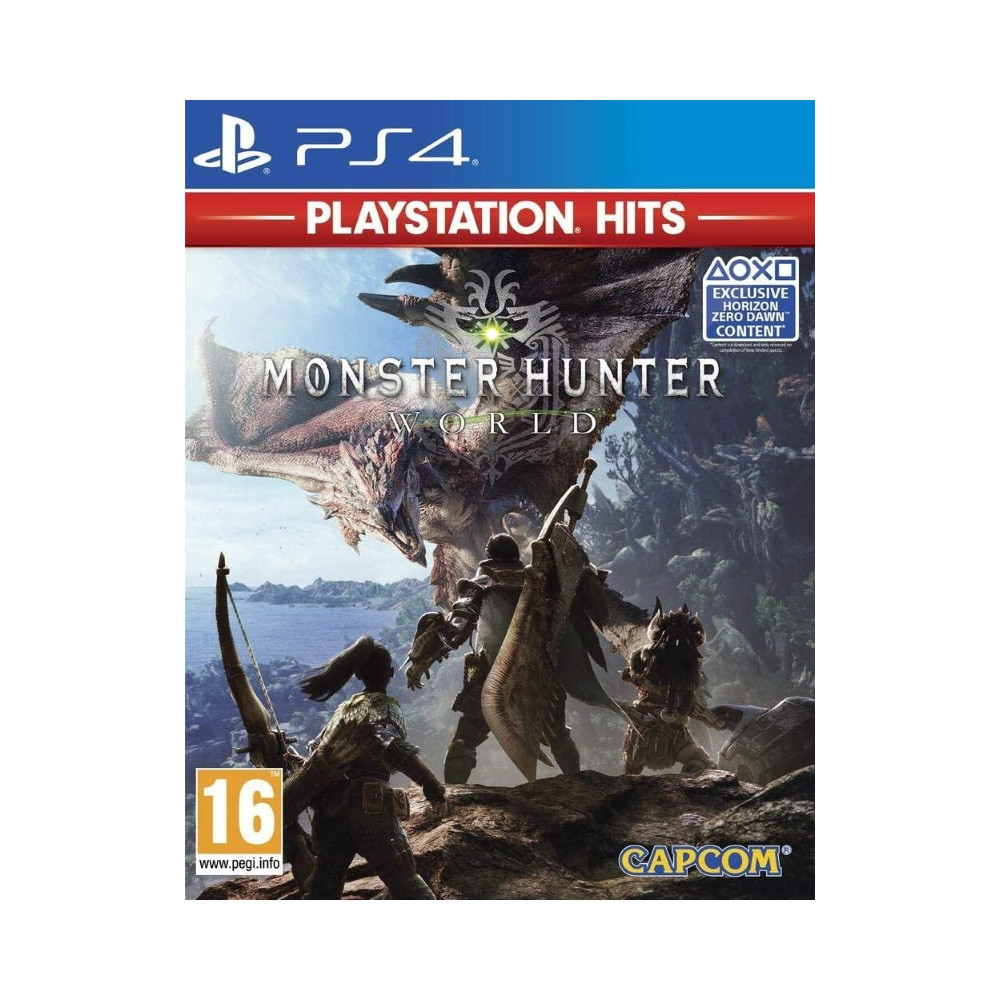 MONSTER HUNTER  WORLD PLAYSTATION HITS  PS4 FR OCCASION