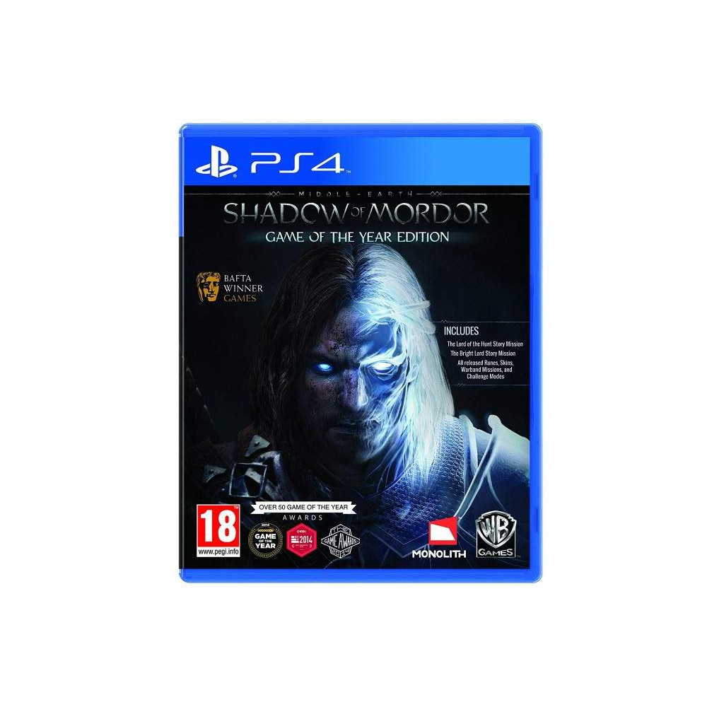 SHADOW OF MORDOR GAME OF THE YEAR EDITION PS4 ANGLAIS NEW
