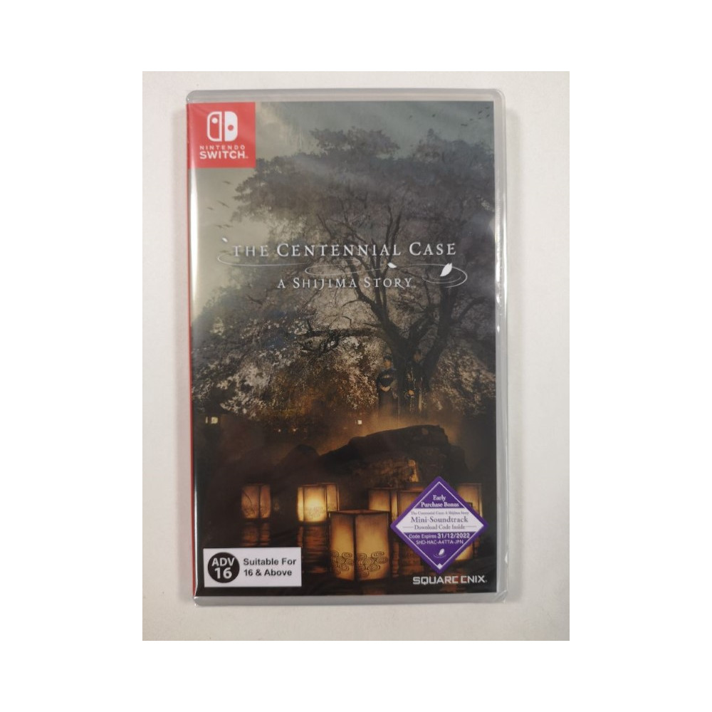 THE CENTENNIAL CASE: A SHIJIMA STORY SWITCH ASIAN GAME IN FRANCAIS-ENGLISH NEW
