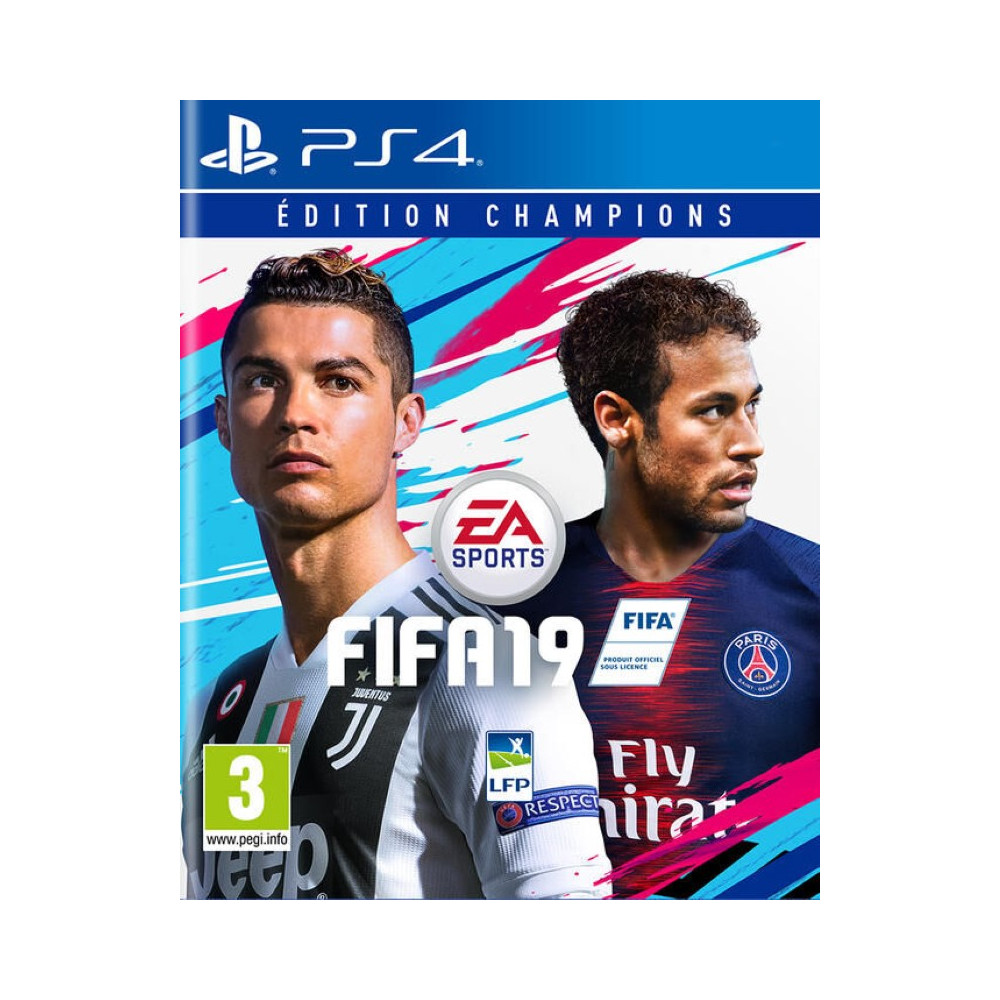 Trader Games - FIFA 19 EDITION CHAMPIONS PS4 FR OCCASION  (EN/FR/ES/DE/IT/PT) sur Playstation 4